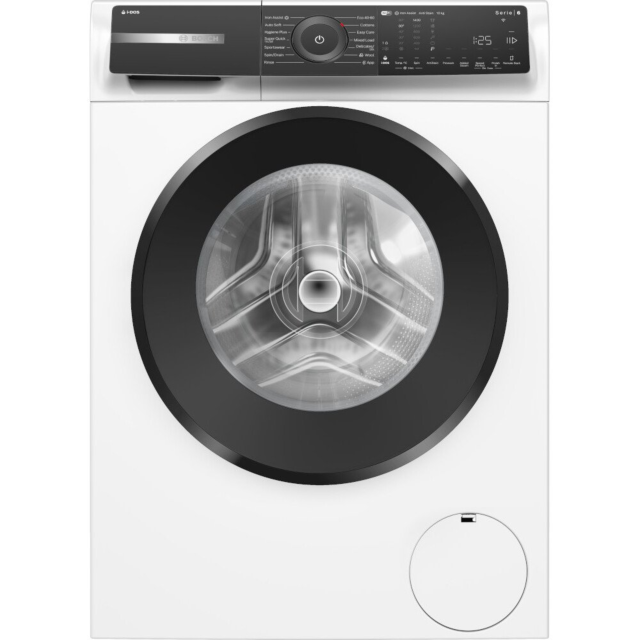 Bosch WGH254A0GB Washing machine – Series 6, Capacity 10kg, 1400rpm, i-DOS, Iron Assist, Detergent S