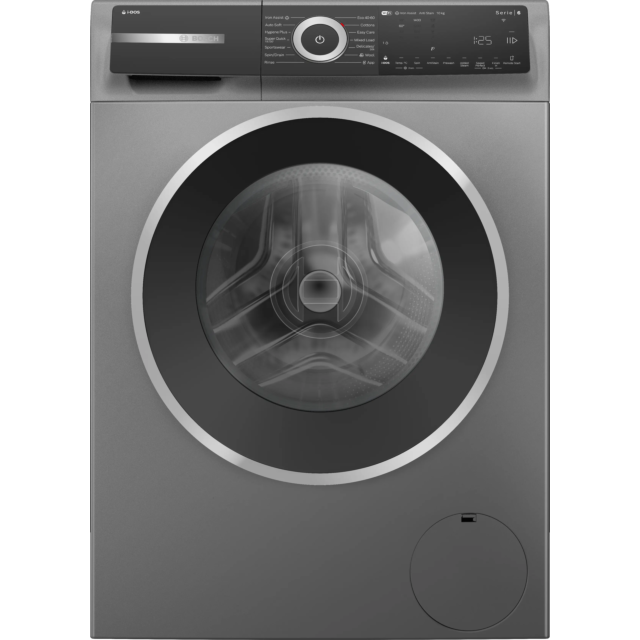 Bosch WGH254ARGB Washing machine – Series 6, Capacity 10kg, 1400rpm, i-DOS, Iron Assist, Detergent S