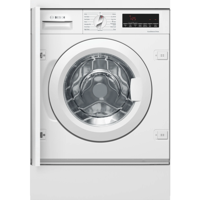 Bosch WIW28502GB Capacity 8kg, 1400rpm, TimeLight, Reload, SpeedPerfect, 24hr time delay
