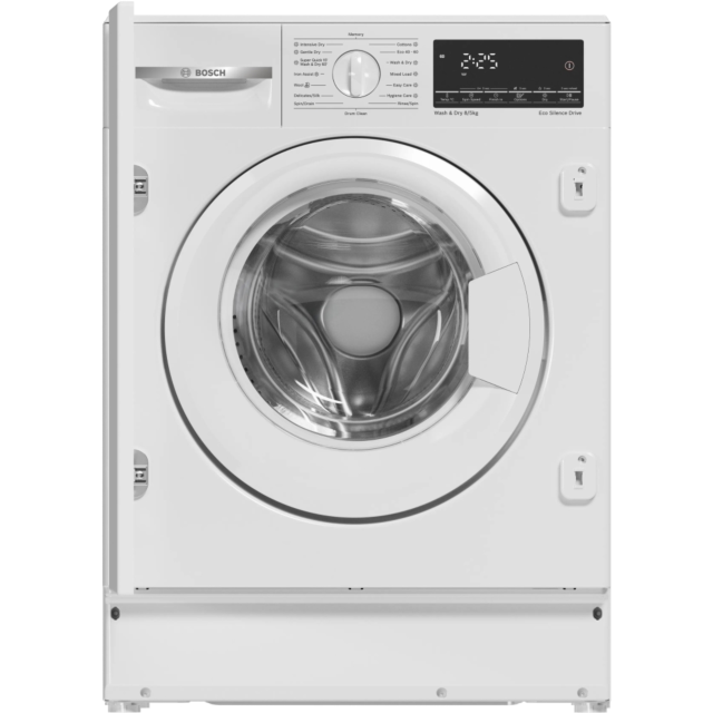 Bosch WKD28490GB Washer Dryers – Series 6, 8kg wash / 5kg dry, 1400rpm spin speed, Time delay, Speed
