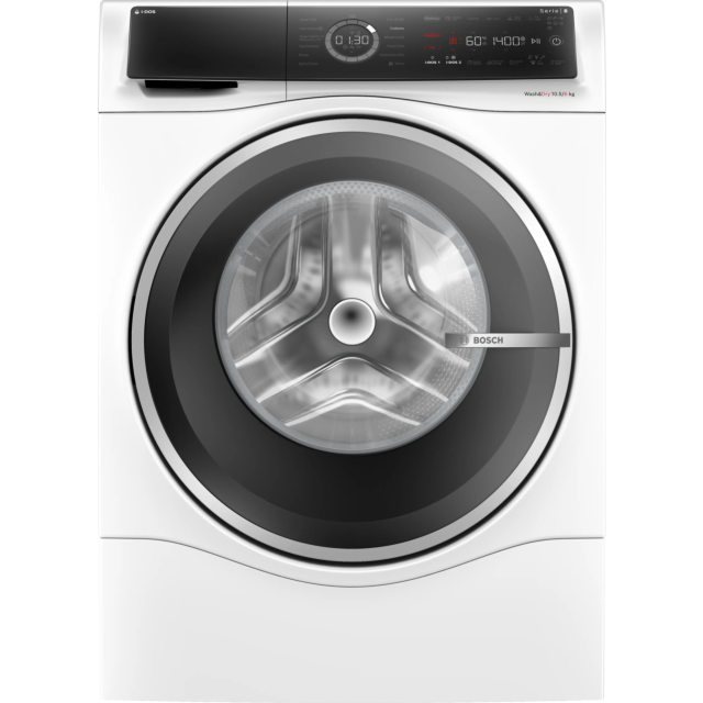Bosch WNC25410GB Washer dryer – Series 8, Capacity 10.5kg/6kg, 1400rpm, i-DOS, Home Connect, Iron As