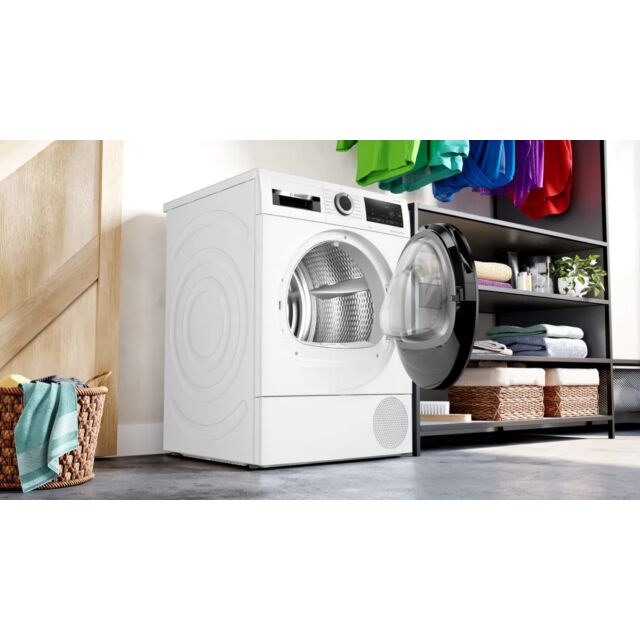 Bosch WQG24502GB 9Kg Heat Pump Tumble Dryer White