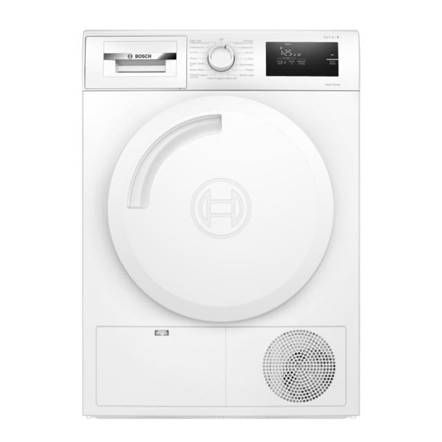 Bosch WTH84001GB Series 4 Heat pump tumble dryer 8 kg - White 