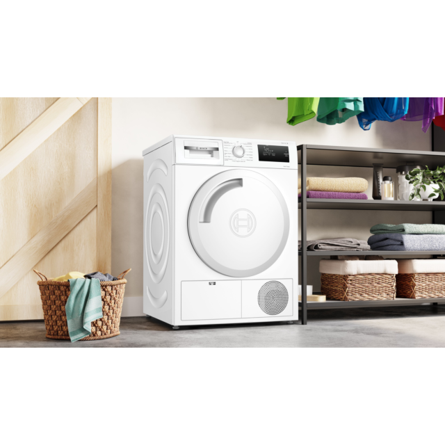 Bosch WTH84001GB Series 4 Heat pump tumble dryer 8 kg - White 