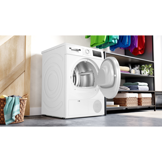 Bosch WTH84001GB Series 4 Heat pump tumble dryer 8 kg - White 