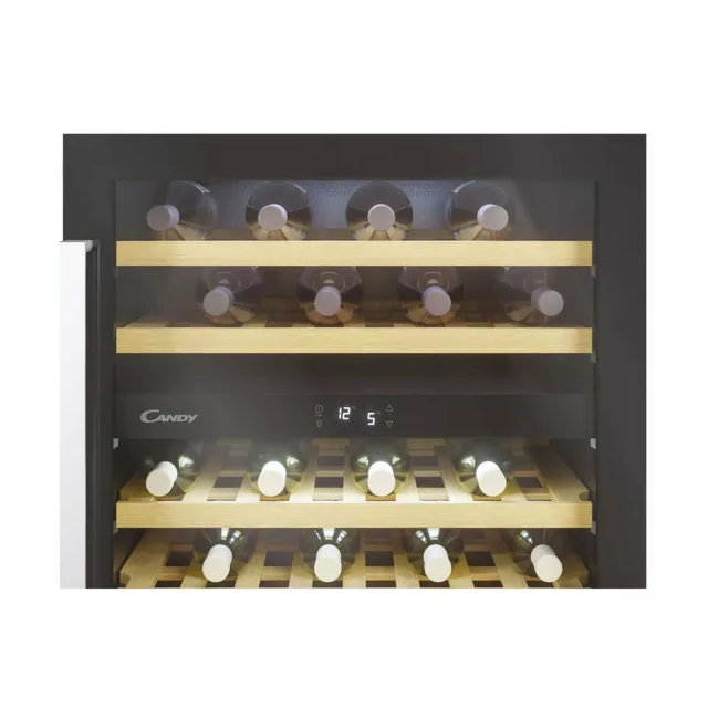 Candy CCVB 60D UK/N 60cm Dual Zone Wine Cooler 