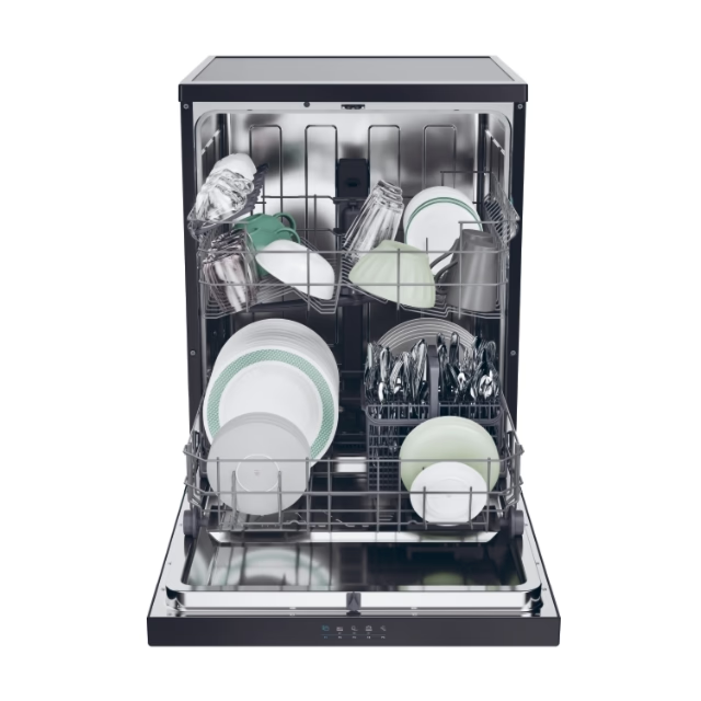 Candy CF3C9E0B-80 15 Place Settings, With Maxi Tub, 49 Min Rapid Black