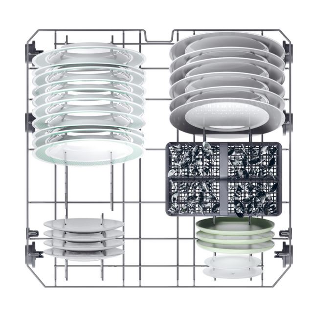 Candy Rapid? CF 3C9E0W-80 Dishwasher White 13 Settings