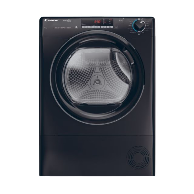 Candy CROEH9A3TBEB80/N 9Kg, Heat Pump, Easycase Black