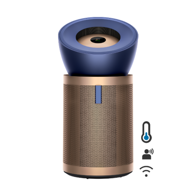 Dyson BP04 (545814-01) Purifier Big+Quiet Formaldehyde Fan - Prussian Blue / Gold 