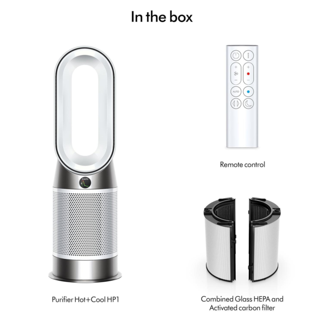 Dyson HP11 Hot & Cool Purifier - White Model Features