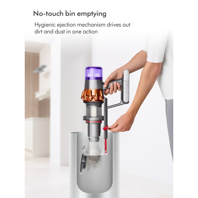 Dyson V15-2024 Cordless Vacuum - 60 Minutes Run Time Yellow/Nickel