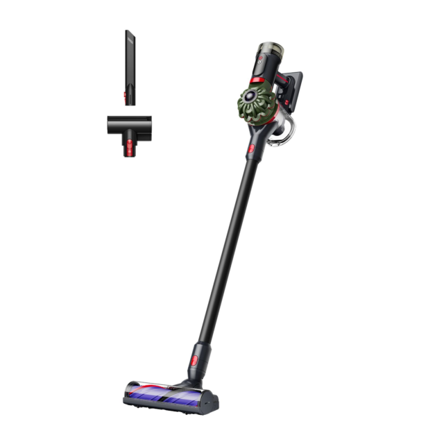 Dyson V8CYCLONENEW Cordless Vacuum - 60 Minutes Run Time - Black/Green 