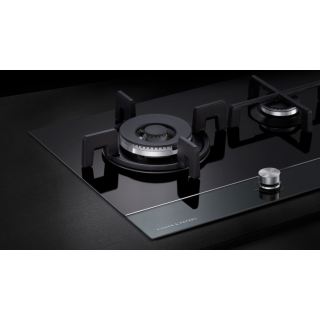 Fisher & Paykel CG903DLPGB4 90cm Gas Hob - Black Glass