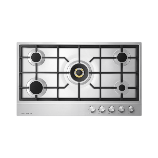 Fisher & Paykel 90cm Gas Hob in Stainless Steel Finish