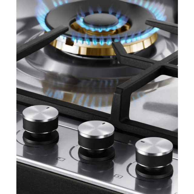 Fisher & Paykel 90cm Gas Hob in Stainless Steel Finish