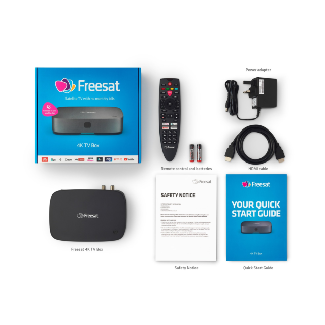Freesat UHD_X UHD-X Freesat Box - Anthracite Anthracite