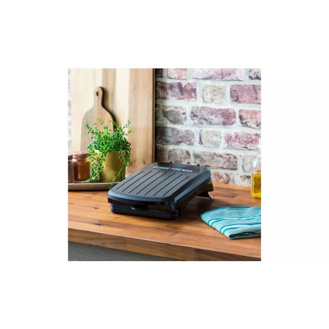 George Foreman 25800 Fit Grill Black Small Black