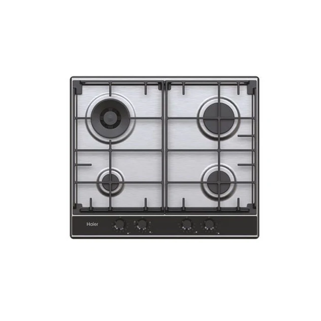Haier HAHG6BR4S2X 60cm GoM, 4 Burner inc. Wok 