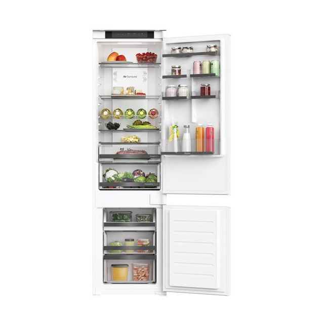 Haier HBW5519EK-1 Integrated Total No Frost Fridge Freezer, 193cm, 70:30 E energy 