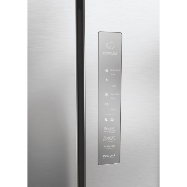 Haier HCR3818ENMM 83.3cm Total No Frost Fridge Freezer - Inox