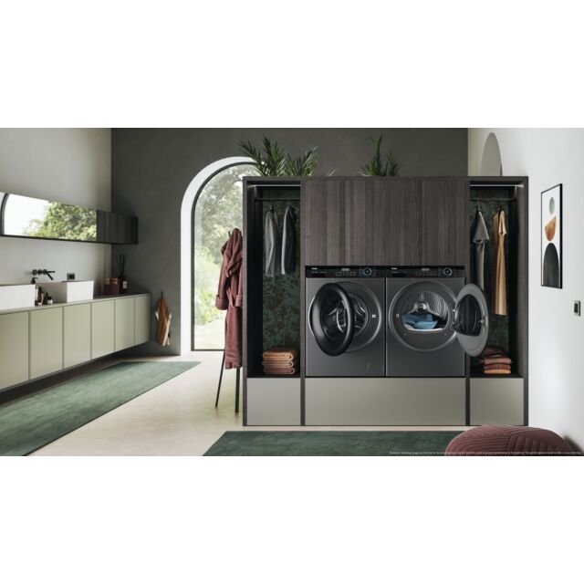Haier HD80-A2939R 8Kg Heat Pump Tumble Dryer Graphite