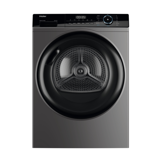 Haier HD90-A2939S-UK 9kg Heat Pump Tumble Dryer - Graphite