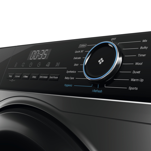 Haier HD90-A2939S-UK 9kg Heat Pump Tumble Dryer - Graphite
