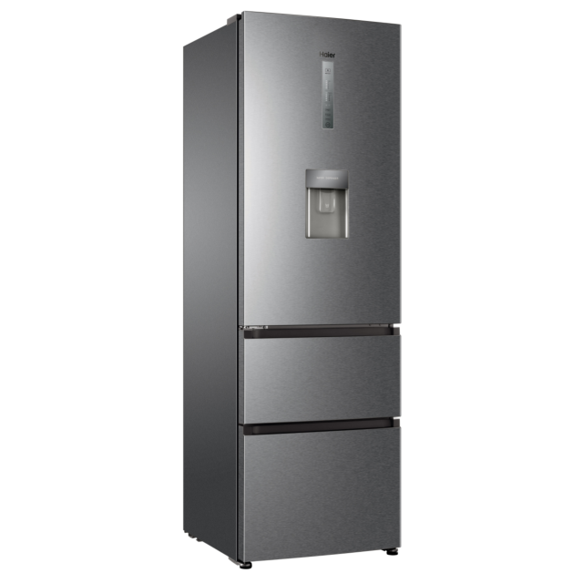 Haier HETR3619FWMG 60cm Frost Free 60/40 split Fridge Freezer - Silver