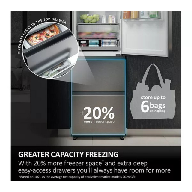 Haier HTR3518ENMWK 60/40 Frost Free Fridge Freezer