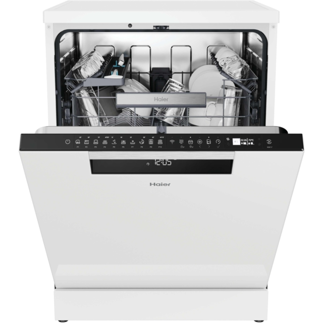 Haier XF 5C7M0W-80 I-Pro Shine Series 3 Dishwasher, 15 Place Settings, WiFi 
