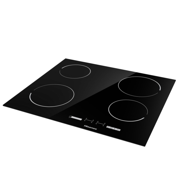 Hisense E6431C 59.5cm Ceramic Hob - Black Black