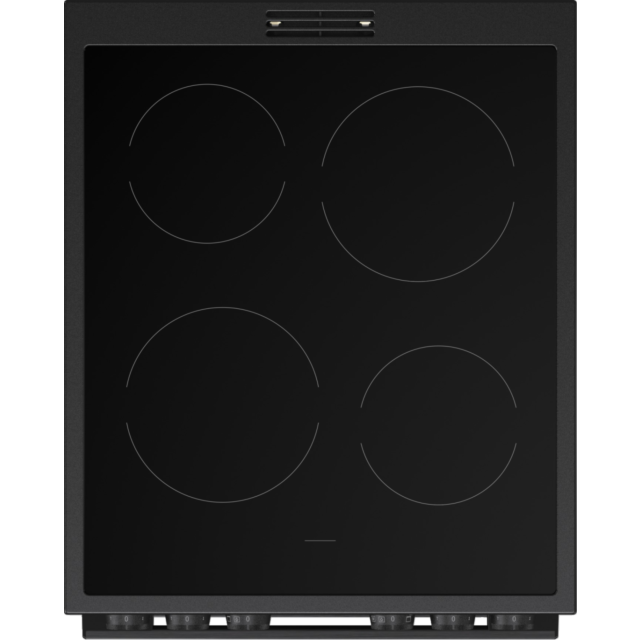 Hisense HDCEC5C10B 50cm Double Oven Electric Cooker with Ceramic Hob - Black 