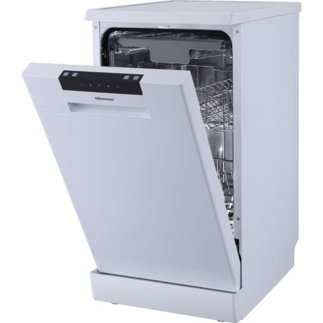 Hisense HS523E15WUK Slimline Dishwasher - White - 10 Place Settings 