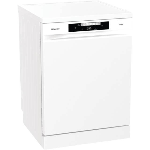 Hisense HS642D90WUK Full-Size Dishwasher - White - 14 Place Settings 