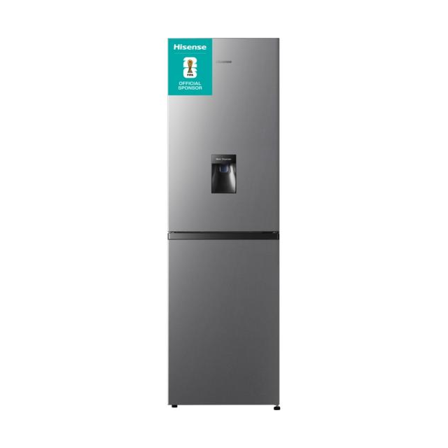 Hisense RB327N4WCE 50/50 Total No Frost Fridge Freezer - Stainless Steel 