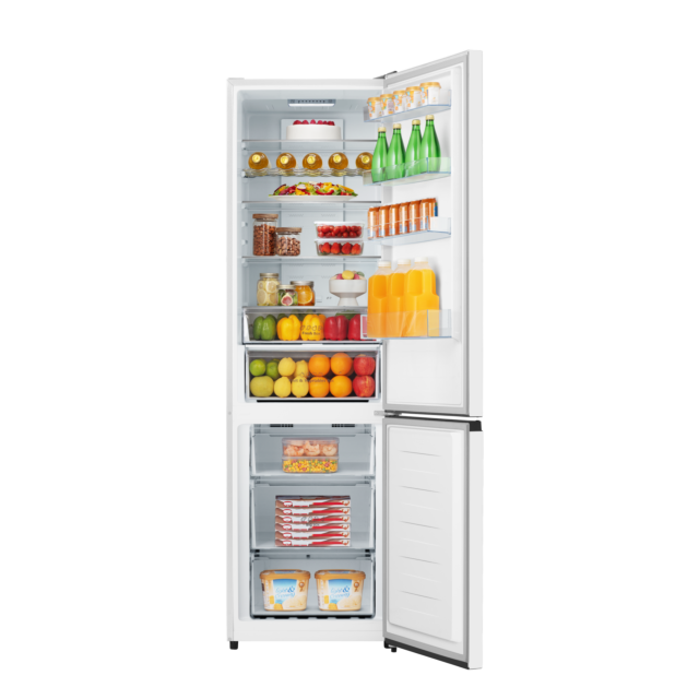 Hisense RB435N4BWE 59.5cm Total no Frost Fridge Freezer - White White
