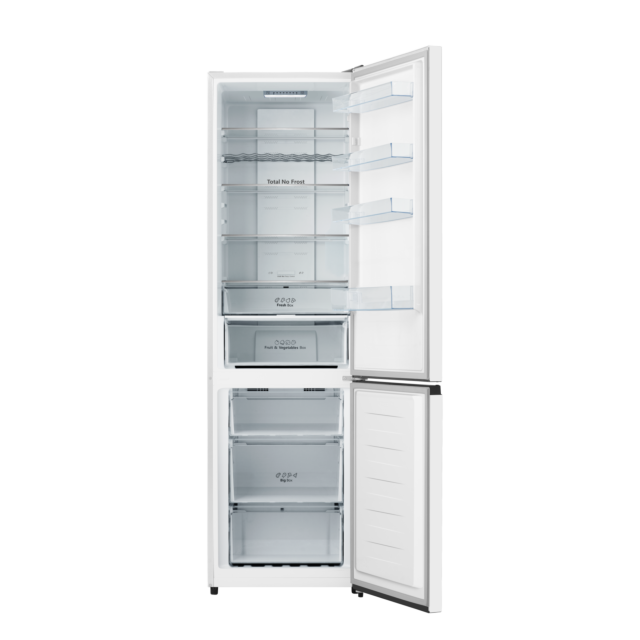 Hisense RB435N4BWE 59.5cm Total no Frost Fridge Freezer - White White