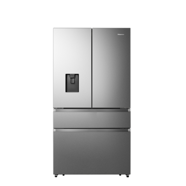 Hisense RF749N4WIF 91.4cm Frost Free American Style Fridge Freezer - Stainless Steel