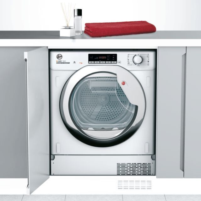 Hoover BHTD H7A1TCE-80 Heat Pump Tumble Dryer 7Kg White