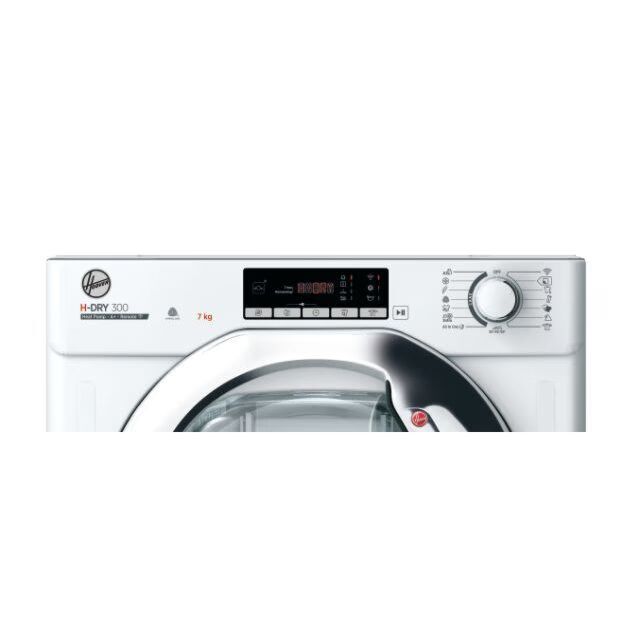 Hoover BHTD H7A1TCE-80 Heat Pump Tumble Dryer 7Kg White