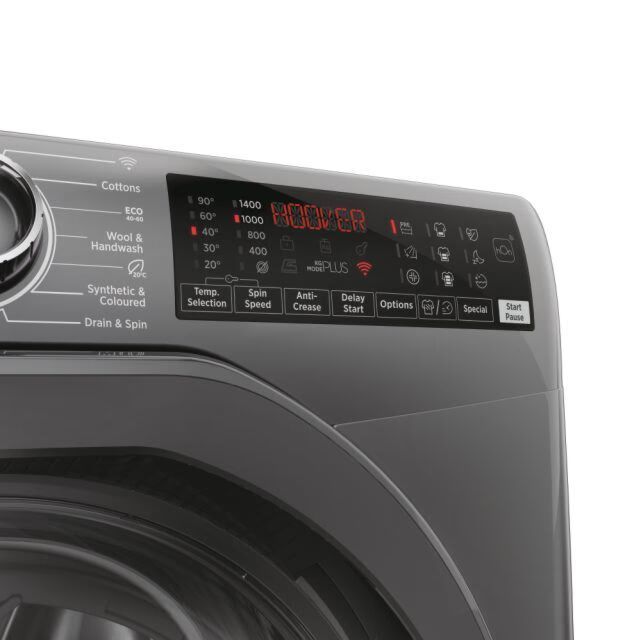 Hoover H3WPS486TMRR6-80 8Kg 1400 Spin Graphite