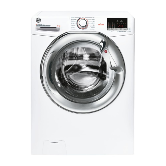 Hoover H3WS485DACE H-Wash 300, 8kg 1400rpm Washing Machine - White
