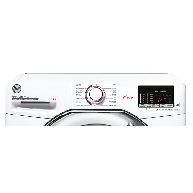 Hoover H3WS485DACE H-Wash 300, 8kg 1400rpm Washing Machine - White