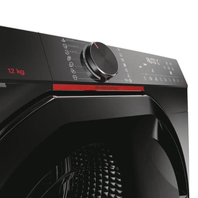 Hoover H7W412MBCR-80 12Kg 1400 Spin Smart Washing Machine - Graphite Graphite