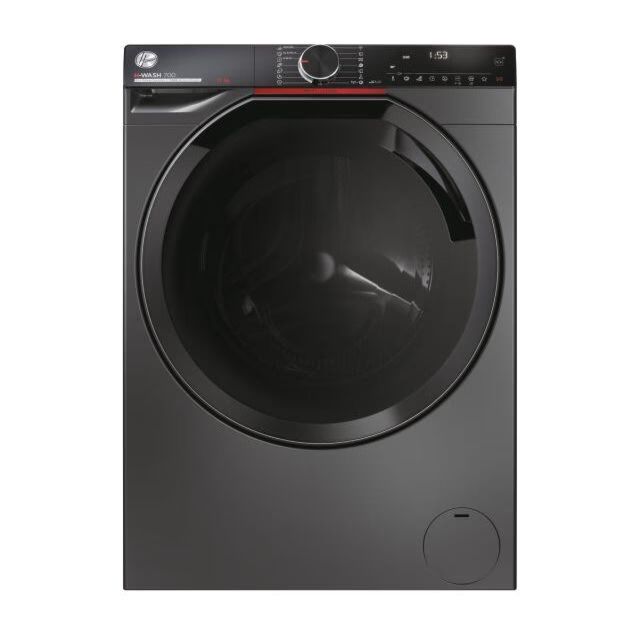 Hoover H7W412MBCR-80 12Kg 1400 Spin Smart Washing Machine - Graphite Graphite