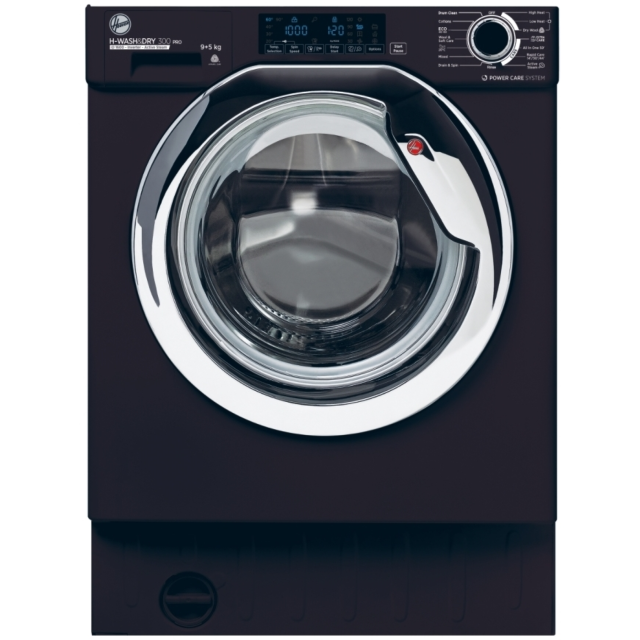 Hoover HBDOS 695TAMCBE-80 9/5kg, 1600rpm, black & chrome 