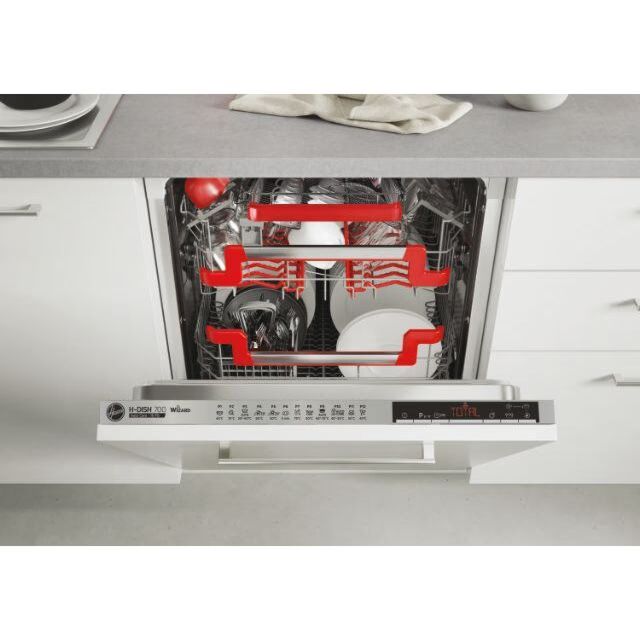 Hoover HDIN4S613PS80 Bi Dishwasher White