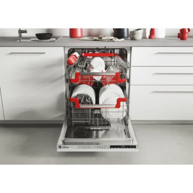 Hoover HDIN4S613PS80 Bi Dishwasher White
