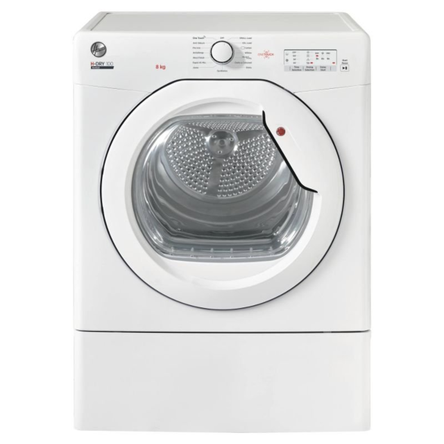 Hoover HLE V8LG HLEV8LG 8kg Vented Tumble Dryer - White